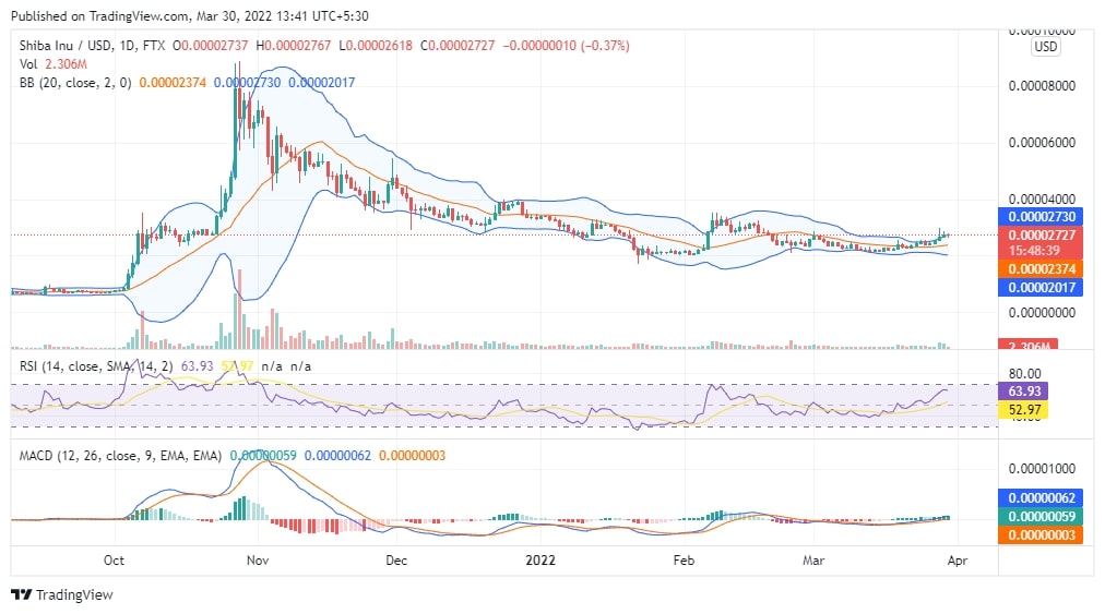 Shiba Inu Price Chart